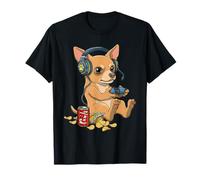 Controlador de Videojuegos Chihuahua Dog, Consola de PC, Nerd Camiseta