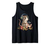 Controlador de Videojuegos Cute Rat, Consola de PC, Nerd Camiseta sin Mangas
