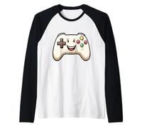 Controlador de videojuegos divertido, jugador para niños Camiseta Manga Raglan