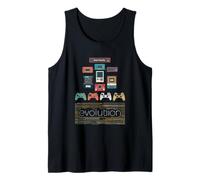 Controlador de videojuegos Evolution 80s 90s Retro Gaming Gamer Camiseta sin Mangas