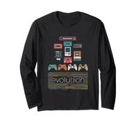 Controlador de videojuegos Evolution 80s 90s Retro Gaming Gamer Manga Larga