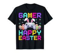 Controlador de Videojuegos Gamer Happy Easter Bunny Camiseta