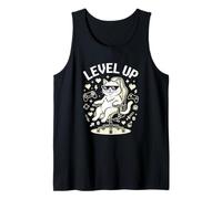 Controlador de Videojuegos Level Up Gamer Cat Retro Pixel Camiseta sin Mangas