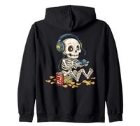 Controlador de Videojuegos Skeleton, Consola de PC, Nerd Sudadera con Capucha