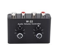 Controlador de Volumen de 3.5 Mm, Atenuador de Volumen de Auriculares con Estuche de Aleación de Aluminio Completo para Aislamiento de Interferencia, Control de Volumen en Línea