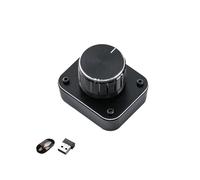Controlador de Volumen Inalámbrico con una Sola Perilla y 3 Modos USB/2.4G/, Miniteclado con Cable de 2,4 G y Acceso Directo A ,