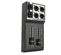 Controlador de Volumen Pasivo Atenuador de Fader Todo el Metal sin Pérdida de Metal 1 en 2 Interfaces Doradas de Oro Diseño Blindado con Almohadillas Antideslizantes para el