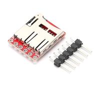 Controlador de Vuelo Módulo Black Box Grabador Flash Componente Electrónico Suministro Industrial - Conexión Puerto Serie - Soporta Tarjetas TF hasta 64GB - Rojo - Firmware