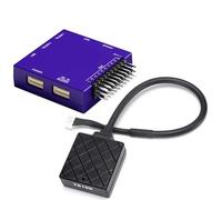 Controlador de Vuelo Radiolink Crossflight 2-12S 10 PWM Mini FC con módulo OSD TS100 M10N M8N GPS for dron y helicóptero FPV(CrossFlight FC)