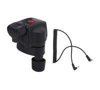 Controlador de zoom para videocámara con abrazadera ajustable, no necesita batería para cámaras de video Sony y Canon con interfaz de conector