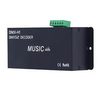 Controlador Decodificador LED DMX RGB De 3 Canales - Decorador De Atenuación Modificable Para Luces LED - Para Bares, Discotecas Y Hoteles(8A)