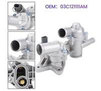 Controlador del termostato del refrigerante del motor del coche 03C121111AM Material de aleación de aluminio mejorado/apto for VW Polo Bora Sagitar