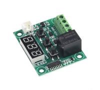 Controlador digital de temperatura -50 a 110°C DC 12V termostato programable con sensor impermeable y salida de relé de 20A para aplicaciones de calefacción o refrigeración, módulo W1209