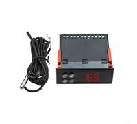 Controlador digital de temperatura con función de interruptor automático, 220 V CA, rango de -50 °C a 99 °C, precisión de ± 1 °C, carga de refrigeración de 16 A, para aplicaciones de termostato