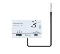 Controlador digital de temperatura para sonda inalámbrica Zigbee para vivero de reptiles, congelador, incubadora para tuya App Control Relé de contacto seco (A)