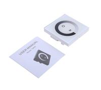 Controlador Dimmer LED: brillo ajustable para tiras de luz LED de color único, consumo eficiente de baja potencia bajo 1W, DC 12V - 24 V y salida para el hogar y la U Comercial U (type 2)
