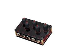 Controlador DJ 4 Channel Line Mixer Portable Analog Sound Mixing Console Highest Sound Quality Stereo Mixer USB 5V Power