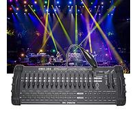 Controlador DMX 512, Consola DMX 384B, 384 Canales, 240 escenas, micrófono Incorporado, Consola de iluminación DJ para edición de programas de iluminación de Escenario, para conciertos Escolares, fi