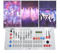 Controlador DMX de 240 canales, consola de luz de escenario DMX512 con edición de programas y control de atenuación, para equipos de iluminación de bodas, eventos y espectáculos en vivo