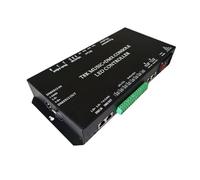Controlador DMX portátil para luces Controlador de módulo de tira de luz LED RGBIC SPI-TTL WS2811 WS2812B WS2815, consola de música y DMX T8K, 8 canales, puerto con entrada de micrófono