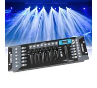 Controlador DMX192, regulador de iluminación, durabilidad/apariencia exquisita/pantalla digital en tiempo real/fuente de alimentación estable, equipo de actuación en escenario de tamaño pequeño y me