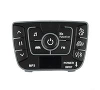 Controlador eléctrico para salpicadero de automóvil, panel de consola de automóvil de 12 V 24 V con reproductor de música y historias, monitor de alimentación multifuncional e interruptor de control