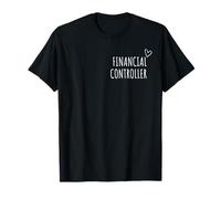Controlador Financiero Amante Hombres Mujeres Contabilidad Presupuesto CFO Camiseta
