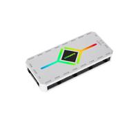 Controlador - GAMEMAX - V4.0 WT - ARGB+PWM - Blanco - Hub PWM para ventiladores