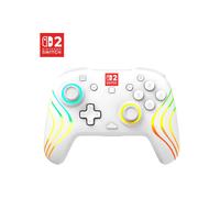 Controlador Gaming inalámbrico RGB - TURTLE BEACH - Afterglow Wave para Nintendo Switch 2 - Blanco