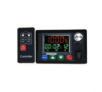 Controlador inalámbrico de velocidad del motor CC 10-55V 30A con control remoto, pantalla LCD, parada de arranque suave, modo dual hacia adelante y marcha atrás para automatización de motores