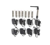 Controlador inalámbrico DMX512, 8 unidades, 2,4 G, transmisor DMX, receptor receptor para cabezas móviles, LED, DJ, luz de escenario