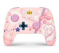 Controlador inalámbrico mejorado de PowerA para Nintendo Switch - Princesa Peach a cuadros