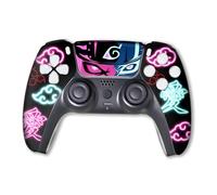 Controlador inalámbrico Natrruto Custom PS-5 compatible con consola Play-Station 5 por BCB Controllers | Orgullosamente personalizado en Estados Unidos con impresión hidrófuga permanente (no solo una