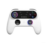 Controlador inalámbrico para Nintendo Switch, Gamepad Bt programable con luz RGB, diseño ergonómico para Gaming Switch Pro compatible con controlador (negro y blanco)