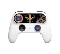 Controlador inalámbrico para Nintendo Switch, Gamepad Bt programable con luz RGB, diseño ergonómico para Gaming Switch Pro compatible con controlador (Reino blanco)