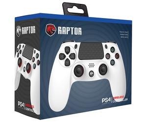 Controlador inalámbrico Raptor White PS4