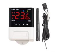 Controlador inteligente de temperatura WiFi, termostato programable 110V-230V con control remoto, precisión de ±1°C para invernadero de incubadora de acuarios (A)