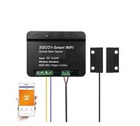 Controlador inteligente WiFi de 3 canales para abrir puertas de garaje, control remoto desde cualquier lugar, no necesita concentrador, registro histórico/programación/temporizador (1 canal con sensor