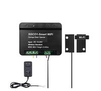 Controlador inteligente WiFi de 3 canales para abrir puertas de garaje, control remoto desde cualquier lugar, no necesita concentrador, registro histórico/programación/temporizador (sensor de potencia