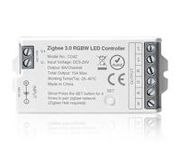 Controlador LED C04Z RGBW Zigbee 3.0, controlador Wled compatible con Smart Life, Tuya Bridge y Zigbee Gateway, control por voz y atenuación, CC 5-24 V