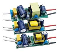 Controlador LED con fuente de alimentación de 220 V, 1-3 W, 4-7 W, 8-12 W, 15 W, 18 W, 24 W, 25 W, 30 W, 36 W, 300 mA, con módulo transformador integrado.(25-36W DC75-135V,Output 180-200mA)