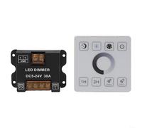 Controlador LED DC 5V 24V Panel táctil Dimmer para tiras de luz monocromáticas con control remoto inalámbrico RF compatible con sistemas de iluminación LED 30A