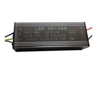 Controlador LED de 10 W, 20 W, 30 W, 50 W y 70 W, adaptador, transformador de CA de 85 V-265 V a CC de 22 V-38 V, IP65, fuente de alimentación de 300 mA, 600 mA, 900 mA, 1500 mA y 2100 mA.(50W)