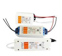 Controlador LED de 12 V CA 110 V 220 V a fuente de alimentación CC 18 W 28 W 48 W 72 W 100 W Adaptador de 12 voltios Transformador de iluminación de tira(12V 72W)