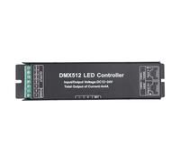 Controlador LED Decodificador DMX512 de 4 Canales para Iluminación de Escenario con Luz de Tira LED
