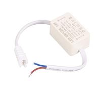Controlador LED Fuente de Alimentación 300mA Corriente Constante Impermeable 85-265V AC a 6-12V DC para Tiras de Luces y Lámparas Interior Exterior