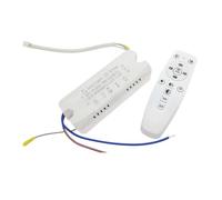 Controlador LED inteligente X2 X4 X6, Control remoto por aplicación, brillo de Color, fuente de alimentación regulable for lámpara de araña de cinta de doble Color, 2,4G, 1 Uds.(3Pin-(8-24W) x2)