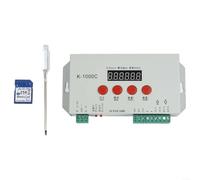 Controlador LED K-1000C para tiras, módulos y paneles, programable con software LEDEDIT, compatible con WS2812B, WS2811, APA102C, hasta 2048 píxeles, alta frecuencia de actualización