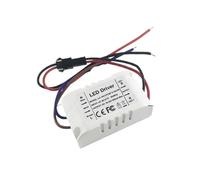Controlador LED sin parpadeo de 3 W, 5 W, 7 W, 9 W y 10 W, entrada de corriente constante, transformador de iluminación de 110 V y 220 V.(600mA 6-14V PC)
