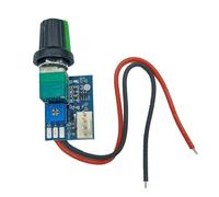 Controlador manual de motor de velocidad de ventilador de 4 cables de 12 V, interruptores de perilla para equipos eléctricos, gobernador, fuente de alimentación, reducción de ruido, control del